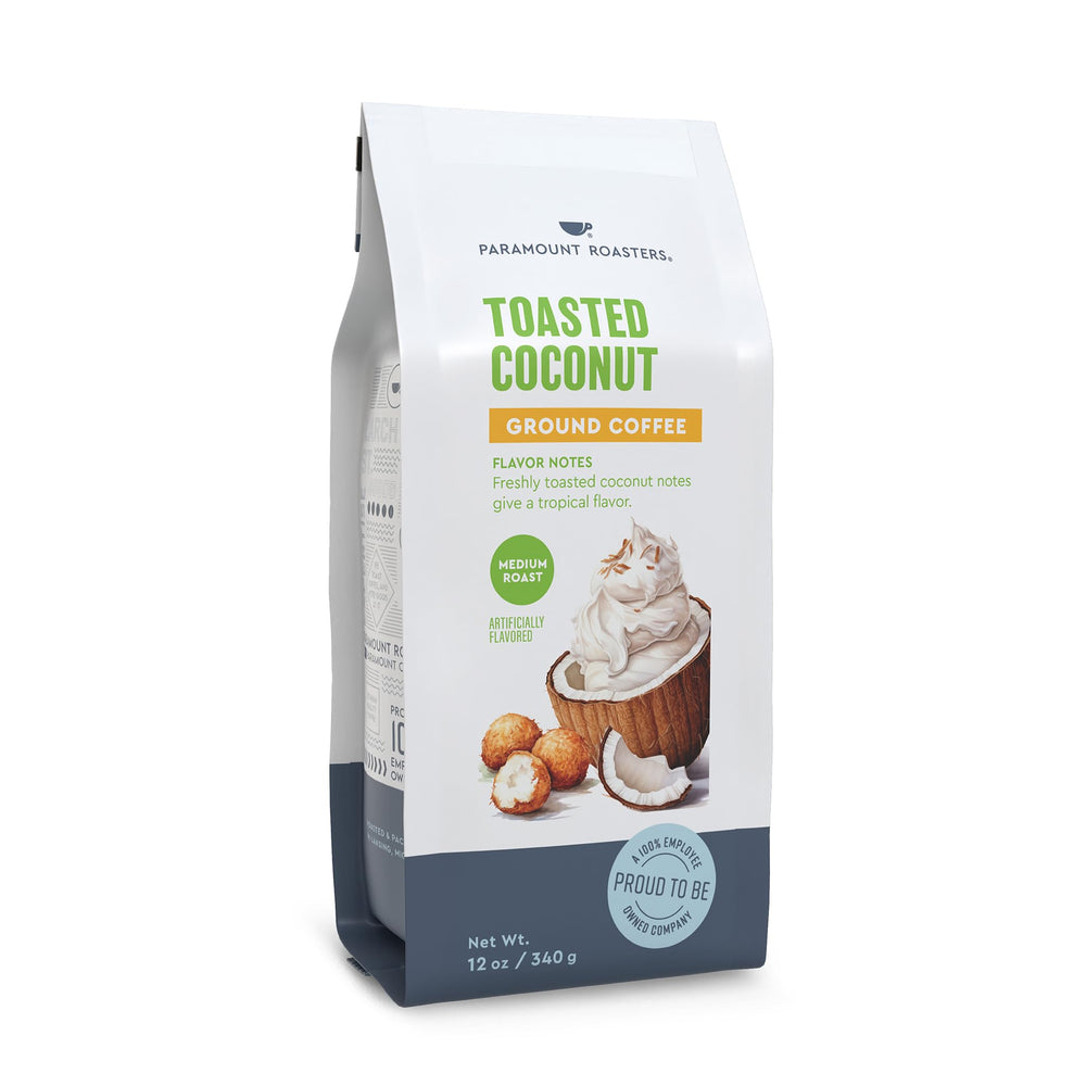 Paramount Roasters pouring grounds into filter for clean brewed benefit