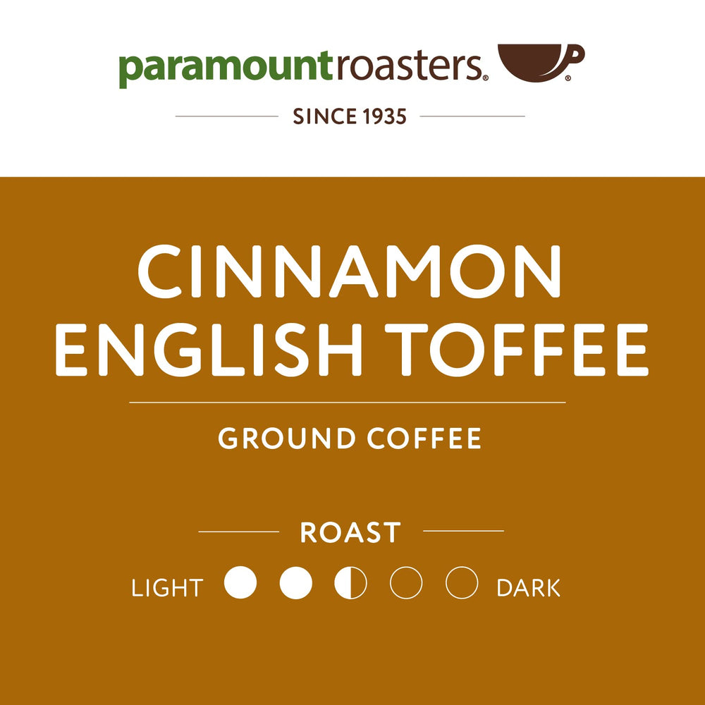 Paramount Roasters bag beside common objects to show actual 12oz size and scale