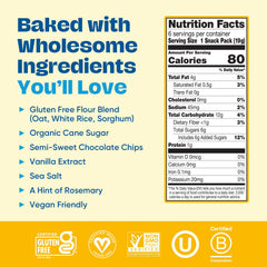 Partake close-up of cookie texture showing crisp bite and clean ingredients