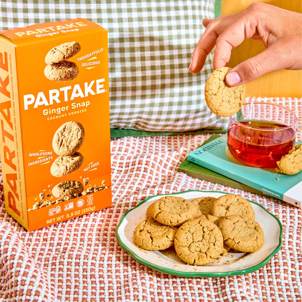 Kids lunchbox with Partake cookie included, showing school-safe nut-free benefit