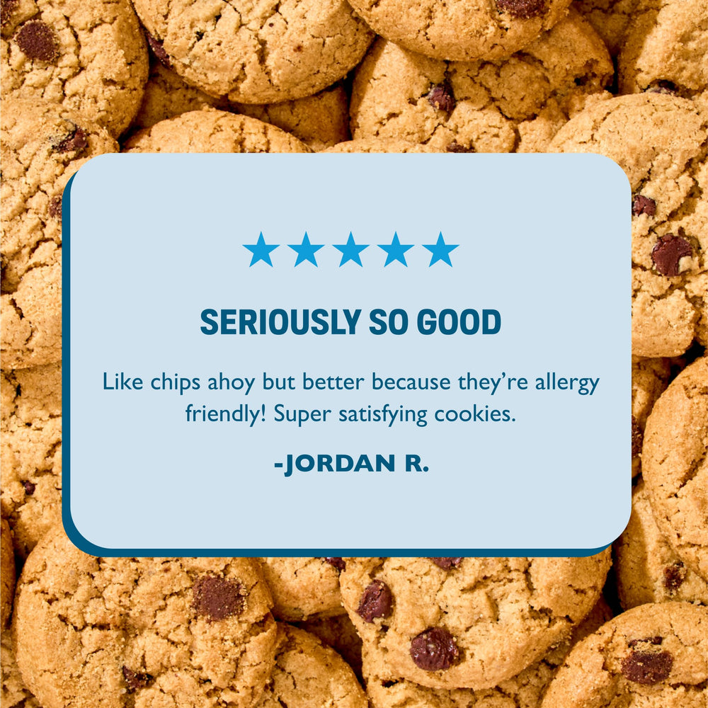 Partake cookie next to ruler showing size for portion clarity and planning