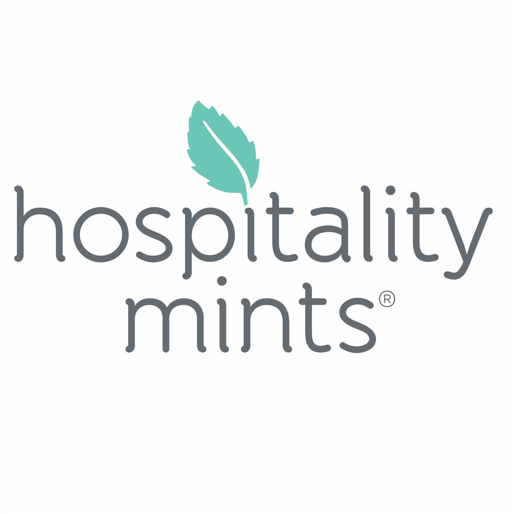 Party Sweets mints beside a ruler to show size and quantity per 26-ounce bag