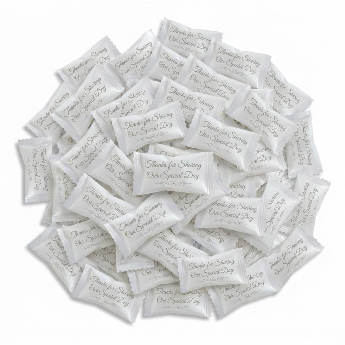 Party Sweets front packaging showing 7-ounce bag and branding, clear product view
