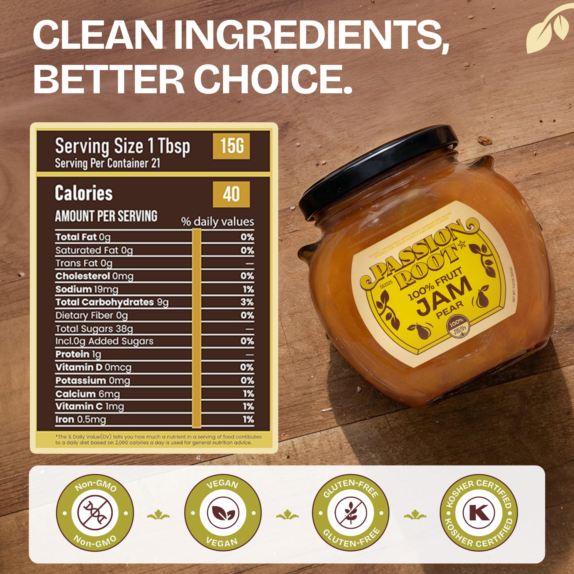 Passion Root jam spread on toast enhancing breakfast with fruity taste