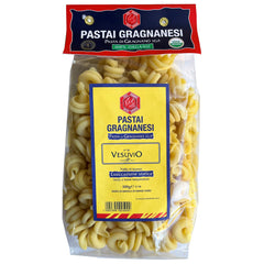 Pastai Gragnanesi front packaging showing Vesuvio pasta and organic label benefit