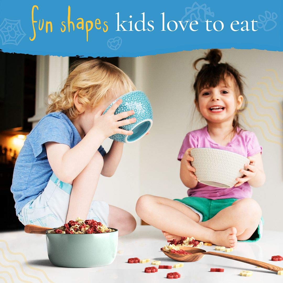 Pastabilities flamingo pasta plated with butter showing kid-friendly appeal