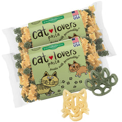 Pastabilities front packaging showing cat shapes and product benefits