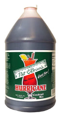 Pat O'Brien's bulk jug front label showing brand and easy pouring benefit