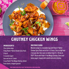 Patak's chutney served on a cheese board adding sweet-spicy contrast