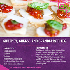 Patak's served on cheese board pairing that balances rich cheeses