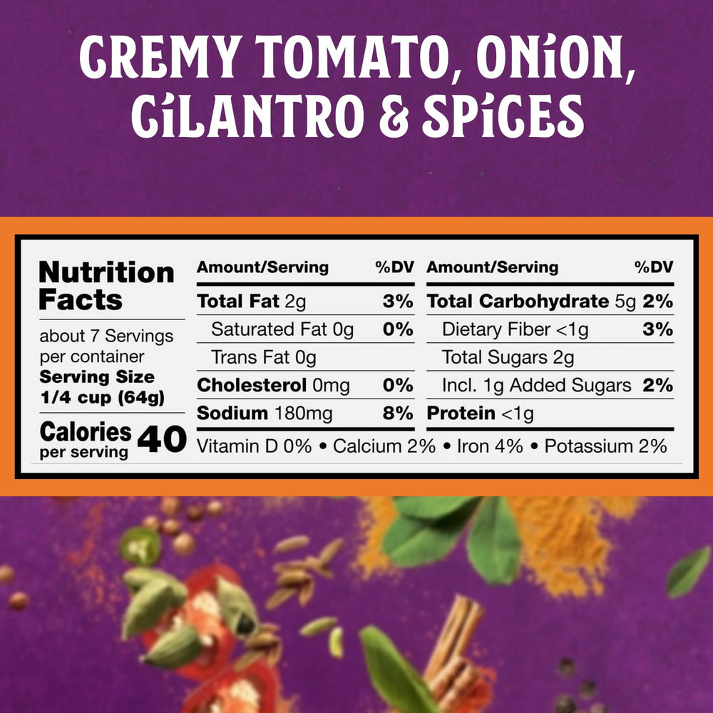 Patak's Tikka Masala pouring from jar showing rich tomato sauce benefit