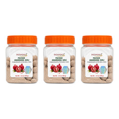 patanjali front packaging showing three 100g jars for easy storage