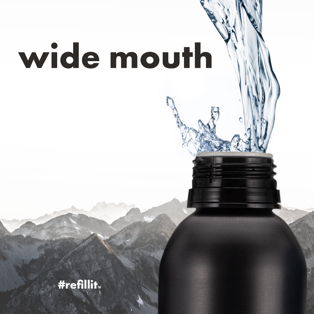 PATHWATER bottle inside a backpack illustrating travel-ready, eco-friendly carry