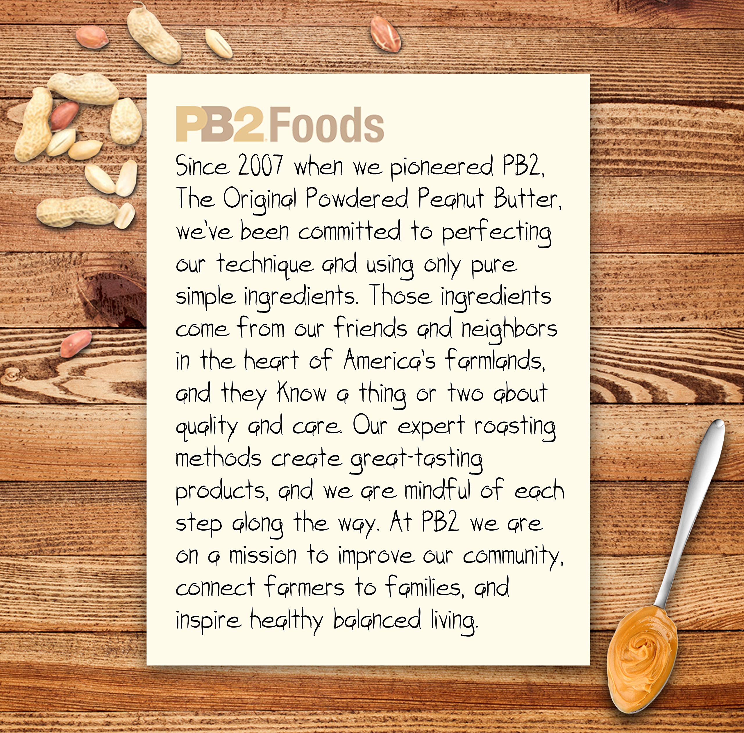 PB2 pouches in a kitchen setting showing versatile use in meals and convenience benefit
