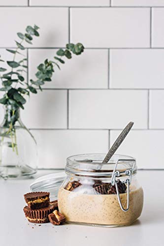 Breakfast scene with PB2 jar, pancakes, and fruit showing tasty, quick use