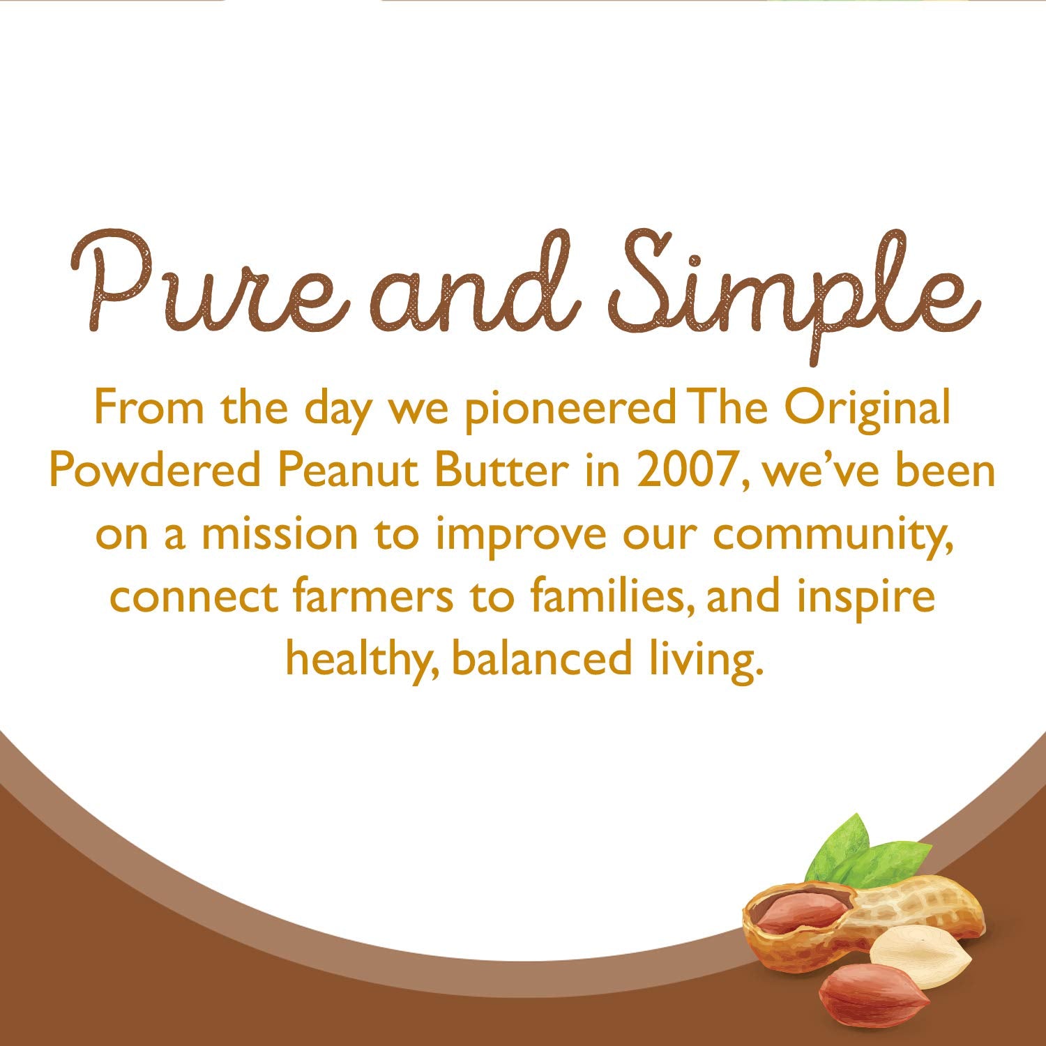 PB2 label and ingredients panel showing brand transparency and dietary benefits