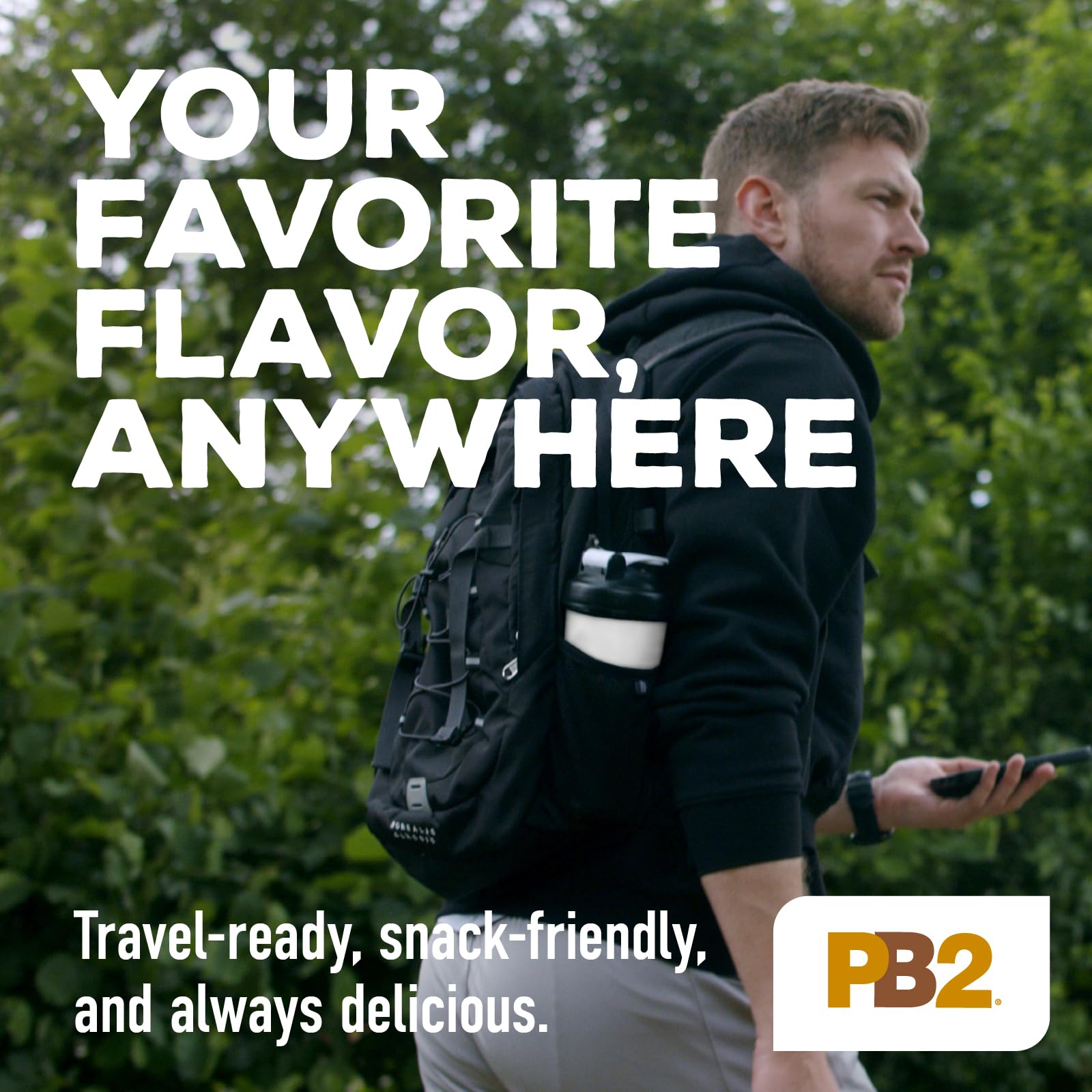 PB2 nutrition and ingredient label, PB2 helps track calories and macros