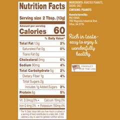 Close-up of PB2 Original jar label and lid highlighting brand and convenience