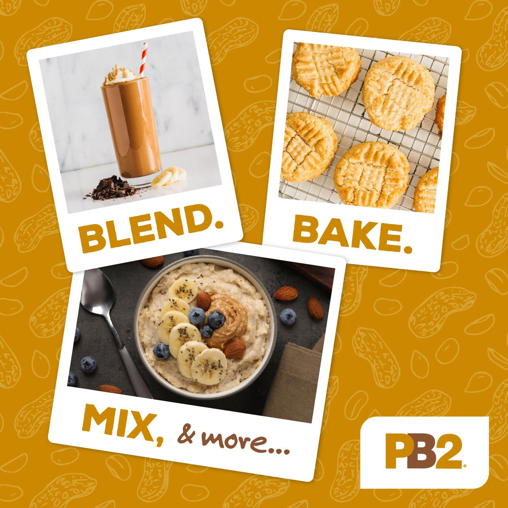 Prepared PB2 spread on toast, PB2 provides peanut taste with reduced fat