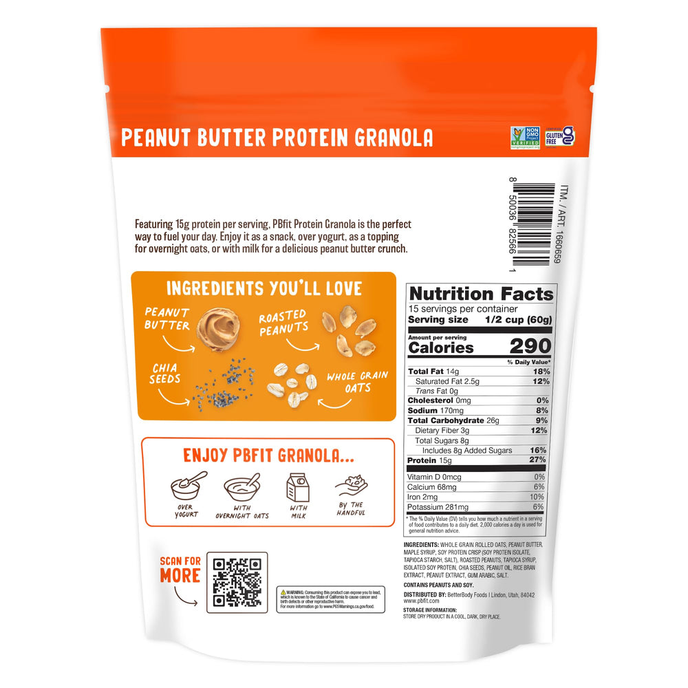 PBfit on-the-go snack pouch portraying portable convenience and sustaining energy
