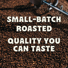 Peace Coffee pod inside a single-serve brewer demonstrating easy preparation and consistency