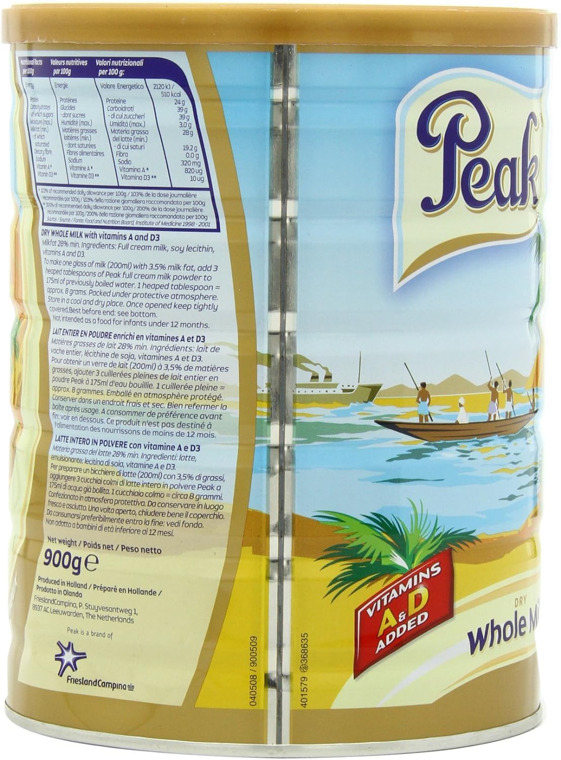 Peak powder scoop close-up highlighting fine texture and fast dissolve