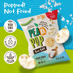 PeaKaPop chips beside dip demonstrating pairing options and taste