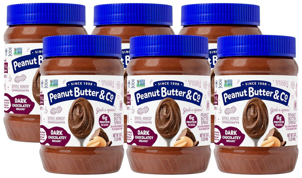 Peanut Butter & Co. front jar label showing product benefits