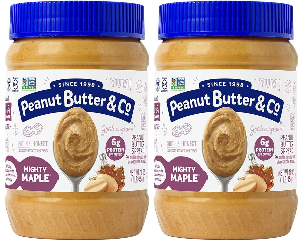 Peanut Butter & Co. jar front label showing product and flavor benefit