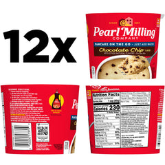 Pearl Milling Company close-up of batter texture in cup showing chocolate chips and smooth mix