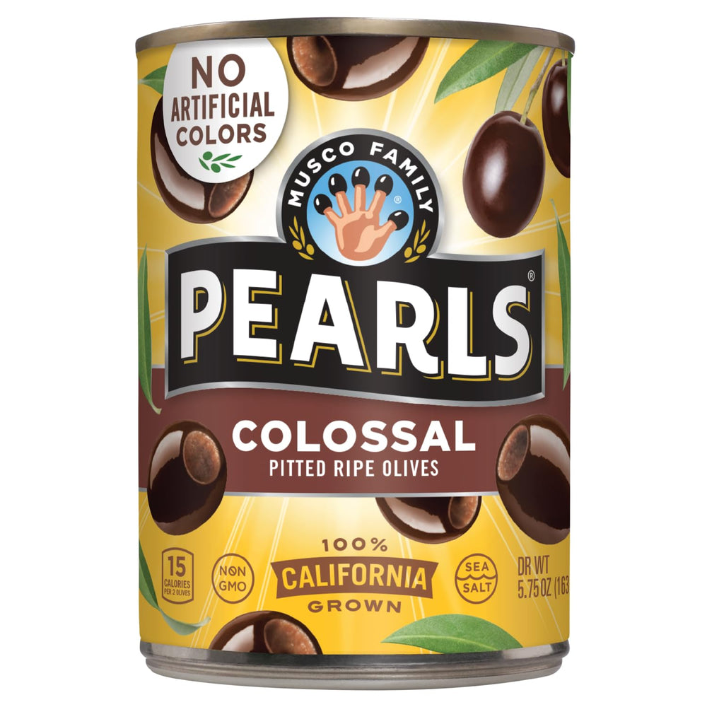 PEARLS front packaging of 5.75 oz can showing brand and durable convenience