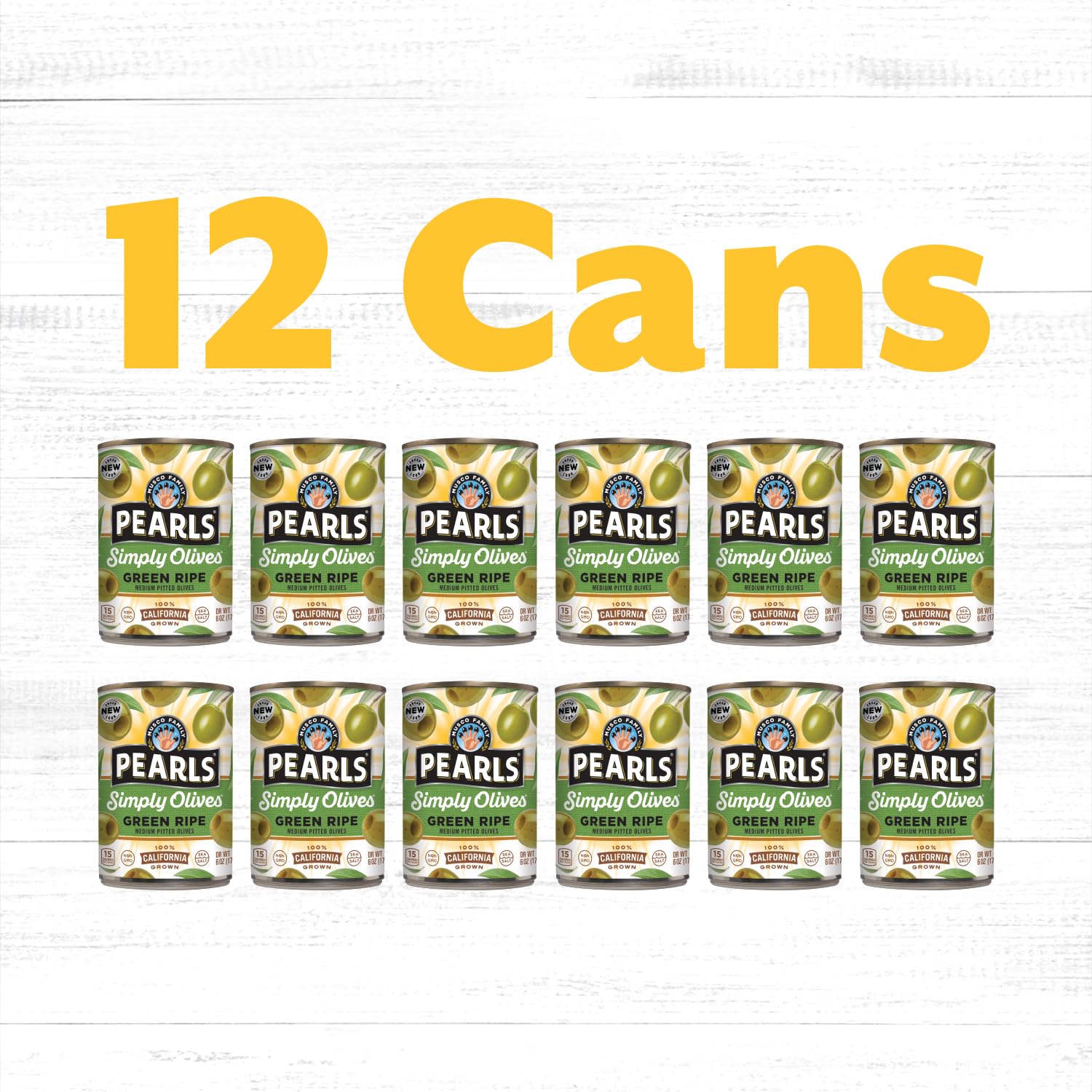 PEARLS twelve-can multipack ideal for stocking pantry and entertaining ease