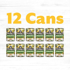 PEARLS twelve-can multipack ideal for stocking pantry and entertaining ease