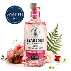 Pearsons Botanicals being poured over ice to show serving clarity and refreshment