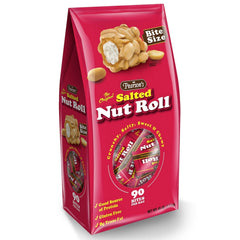 Pearson's front-of-pack bag showing 90 bite-size rolls and label for easy sharing