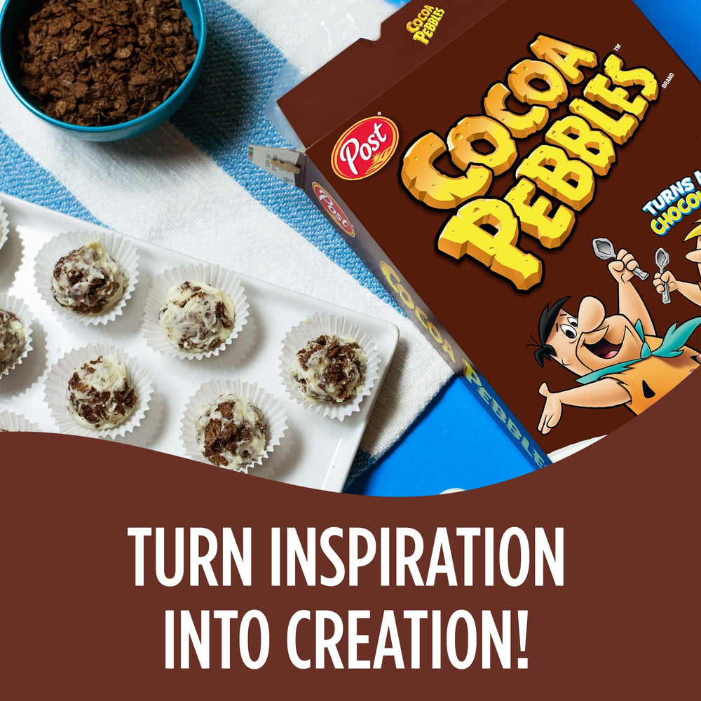 Pebbles Cocoa PEBBLES cup tucked into lunchbox for quick child-friendly meal