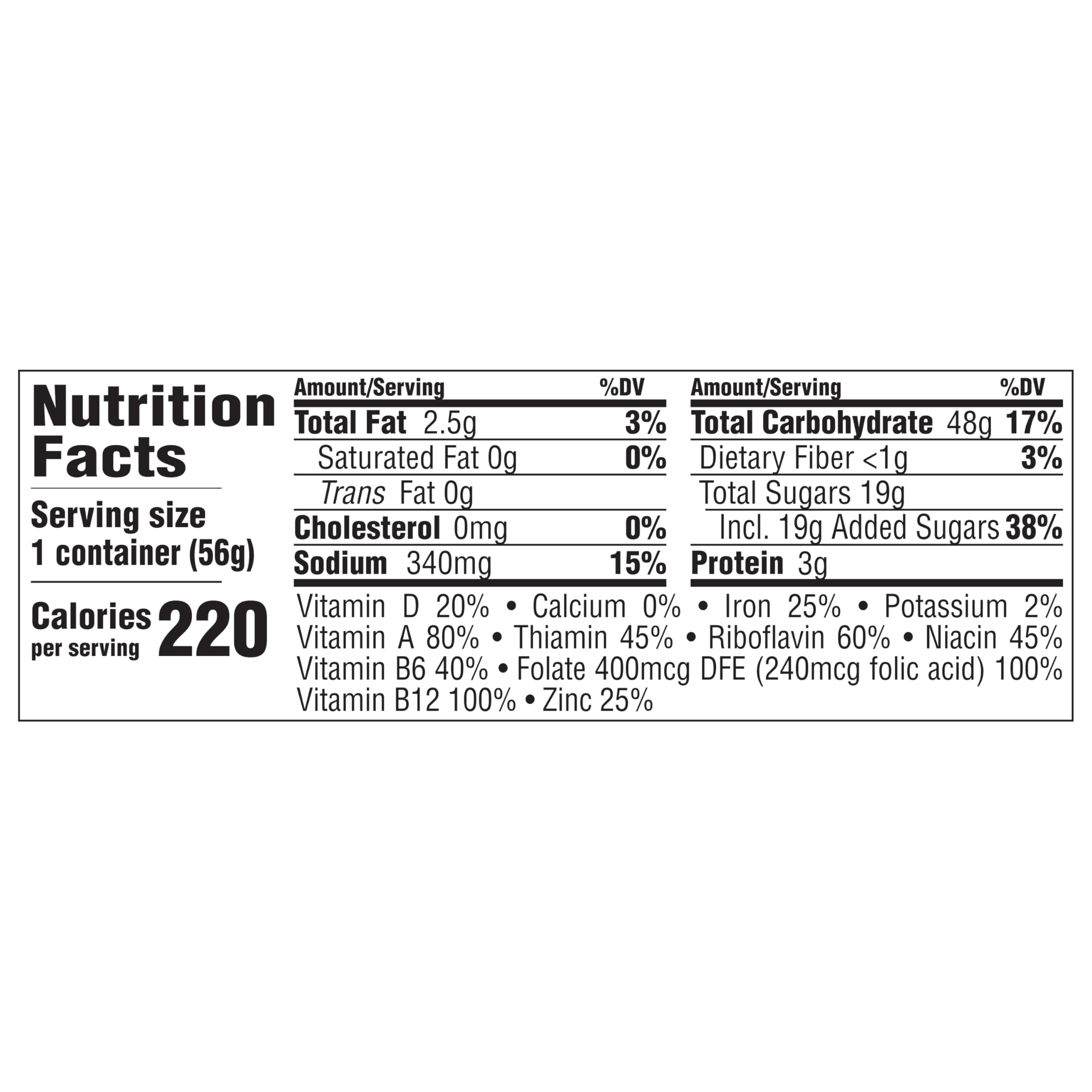 Pebbles Cocoa PEBBLES used as parfait topping adding crunch and chocolate taste