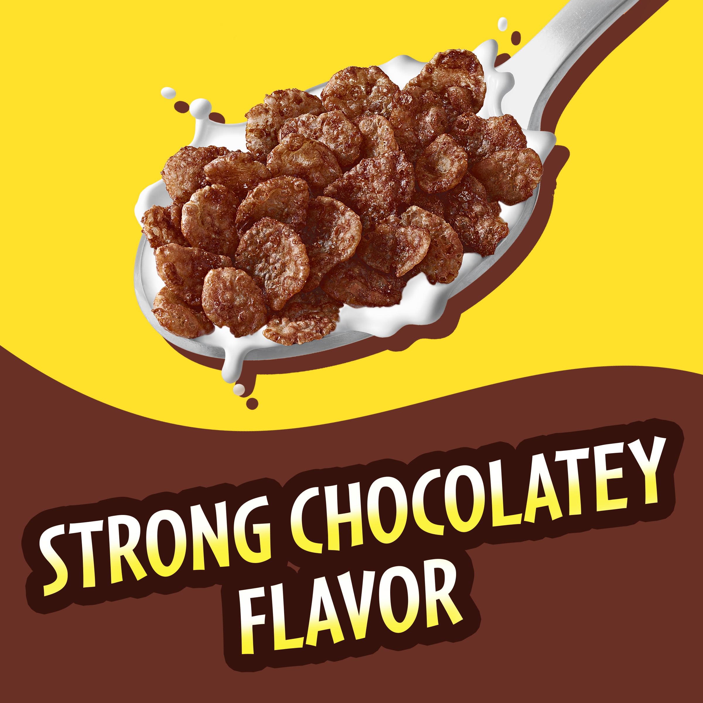 Pebbles Cocoa PEBBLES single 2 oz cup top view easy grab-and-go snack