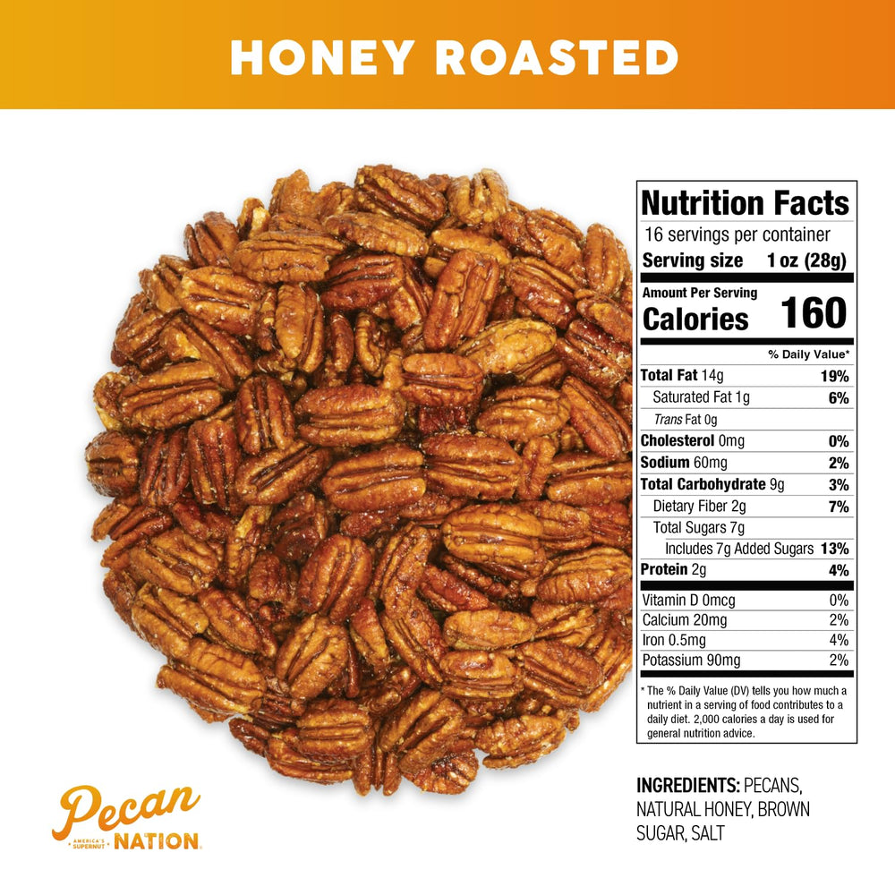 Pecan Nation pecans in a bowl on salad showing crunchy topping and fresh presentation