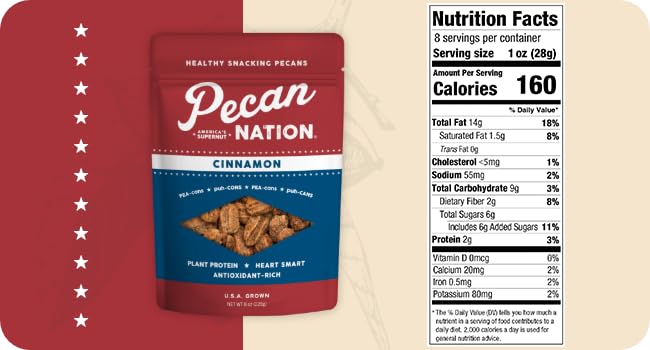 Pecan Nation pecan halves in a bowl ready to snack or add to recipes for flavor