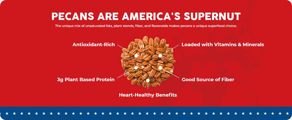 Pecan Nation pecans sprinkled on salad adding crunch and flavor contrast