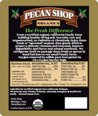 Pecan Shop walnut halves close-up showing rich texture and baking-ready quality