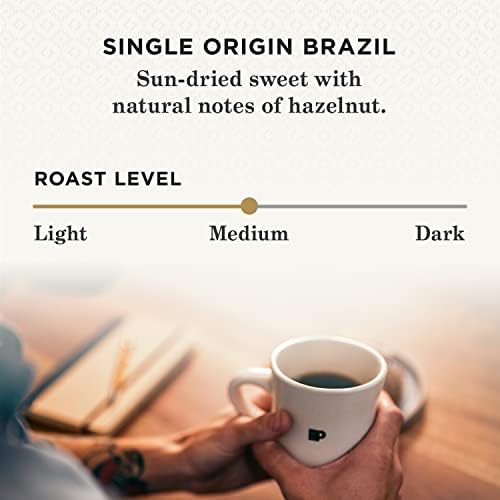 Peet's Coffee opened K-Cup with ground coffee close-up highlighting rich texture