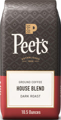 Peet's front packaging showing 10.5 oz bag and recognizable logo for freshness