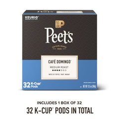Peet's K-Cup pod close-up highlighting premium seal and easy single-serve use
