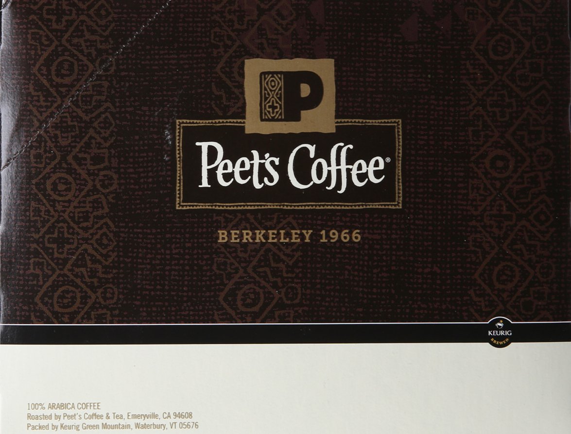 Peet's K-Cup inserted in Keurig brewer demonstrating fast single-serve brewing