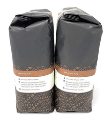 Peet's Coffee brewed cup in kitchen setting showing rich color, demonstrates serving idea
