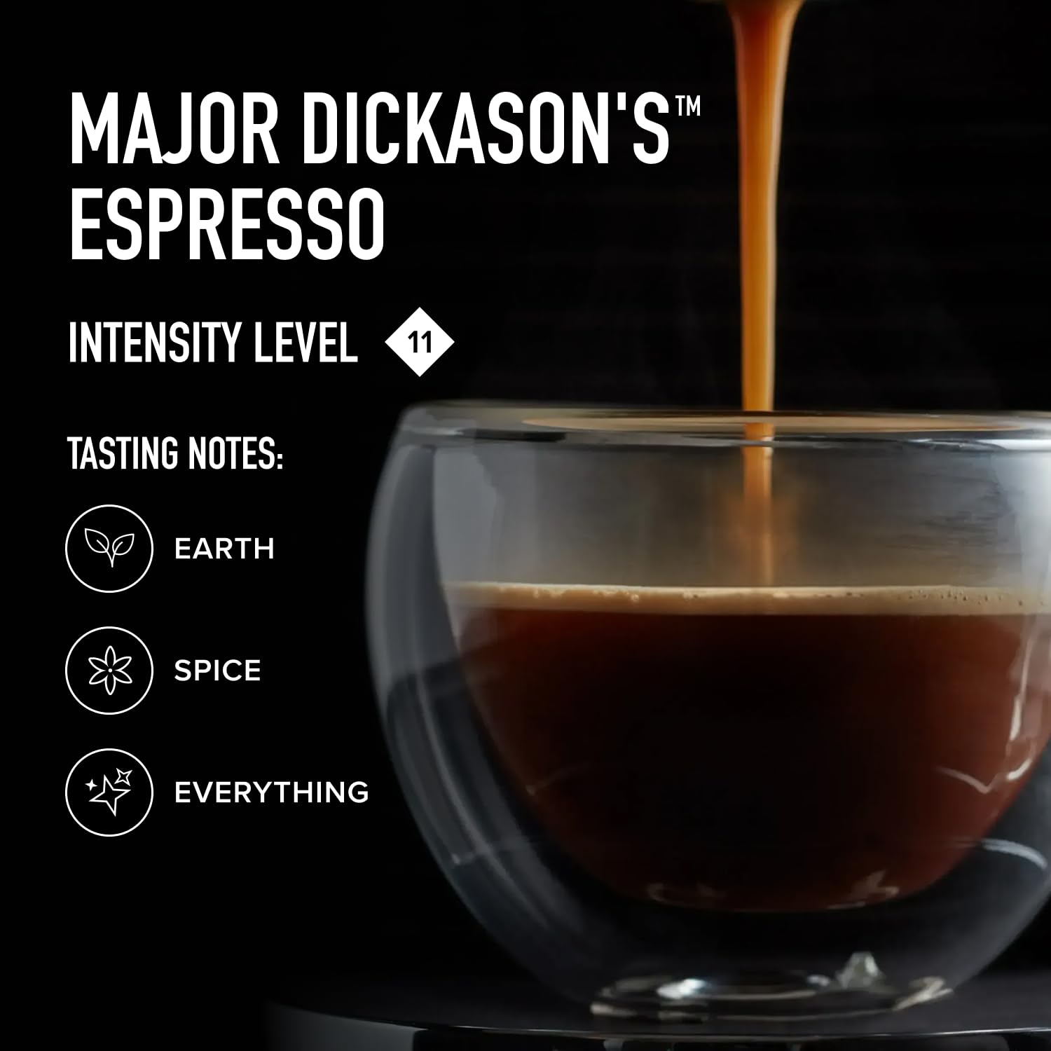 Peet's detailed crema on espresso illustrating smooth, creamy texture
