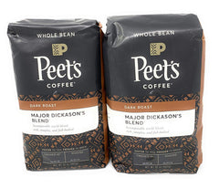 Peet's Coffee front packaging showing blend name and pack size, quick product ID