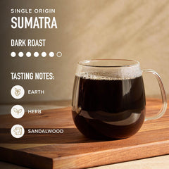 Peet's Coffee K‑Cup placed in single‑serve brewer illustrating easy brewing benefit